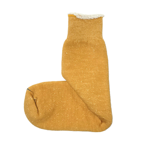 Double Face Crew Socks Yellow