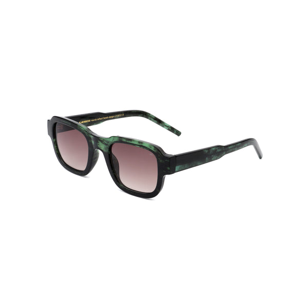 Sunglasses Halo Green Marble Transparent