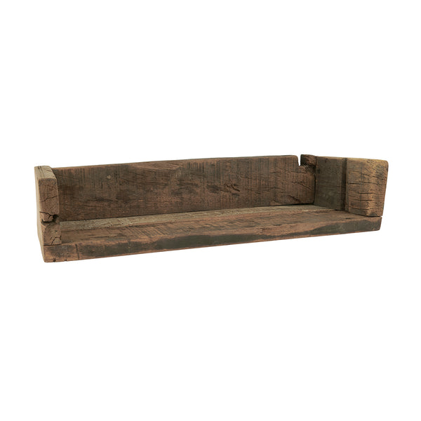 Ib Laursen Unique Recycled Wood Block Shelf With Edges Medium