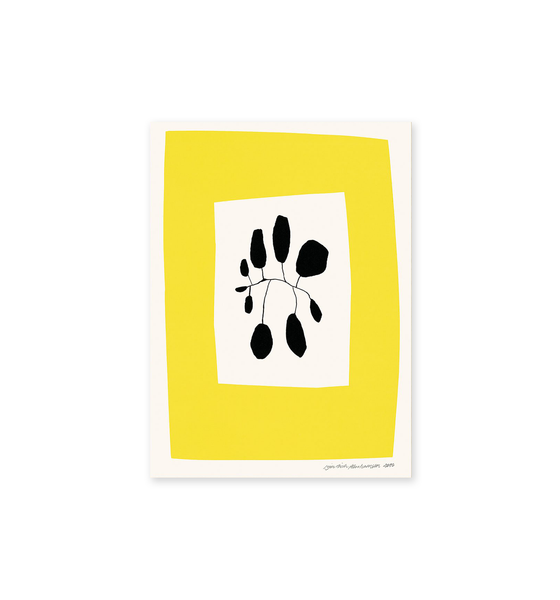 Leise Dich Abrahamsen Yellow Area Print