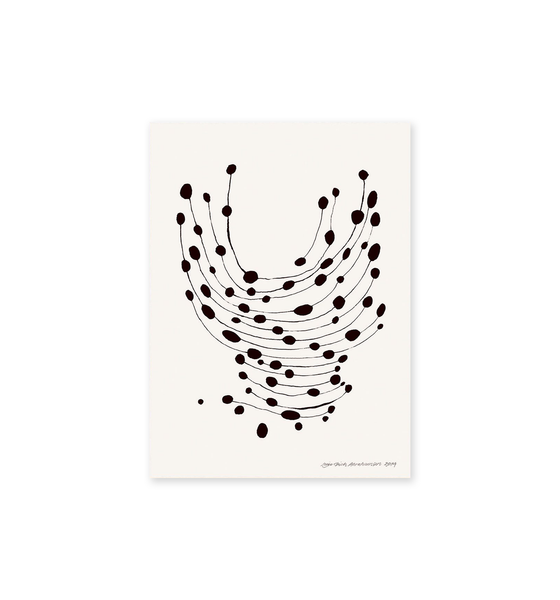 Leise Dich Abrahamsen Dancing Dots Print