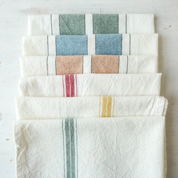 Soft Cotton Striped Tea Towels