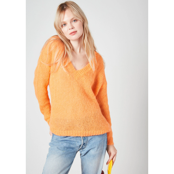 Marose Knitted Jumper | Orange