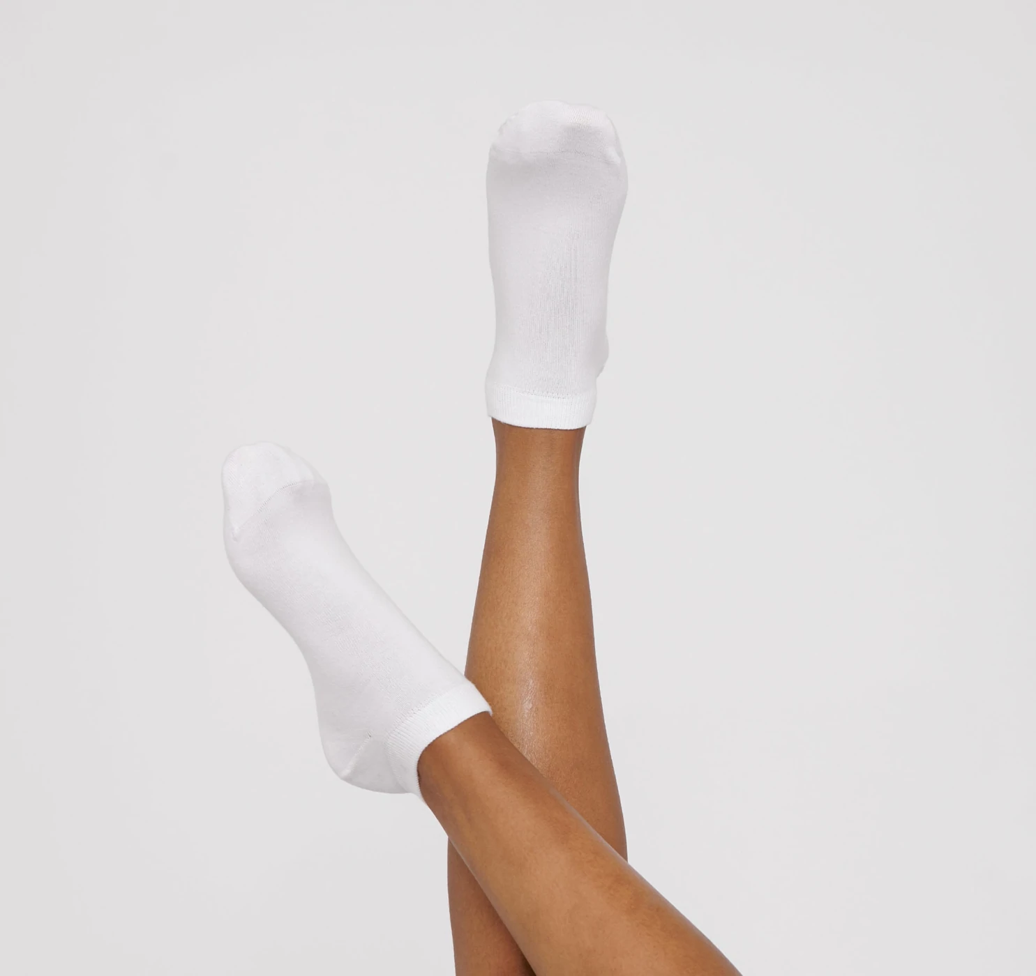 Organic Basics Organic Cotton Ankle Socks 2-Pack White