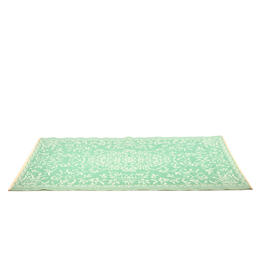 Turquoise Lace Rug - 90 x 180 cm