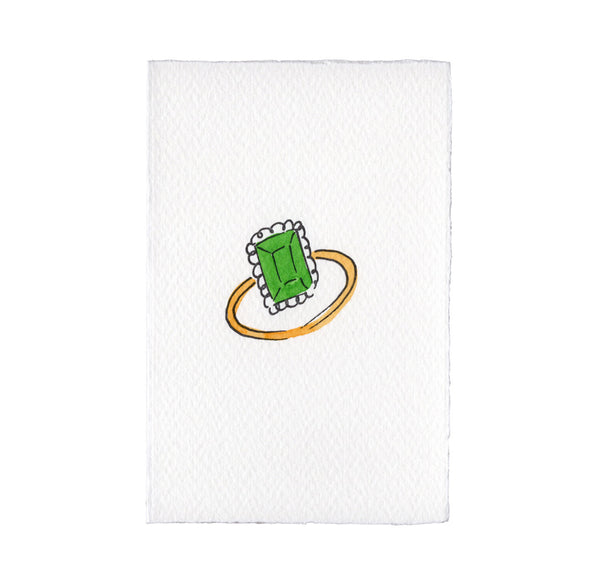 Emerald Ring Card