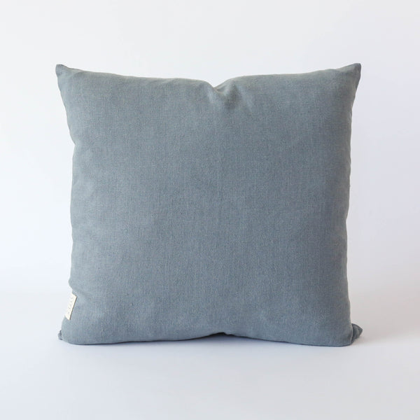 Linen Cushion Cover - Blue Fog