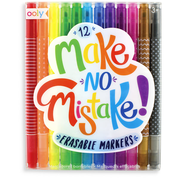 Ooly Make No Mistake Markers Set Of 12