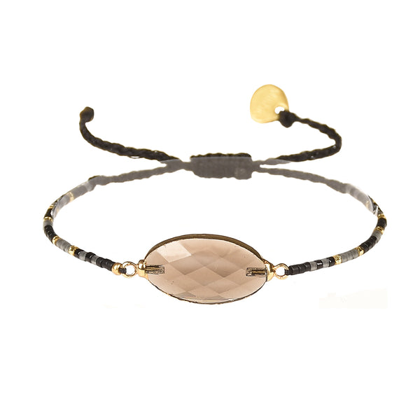 Pietra Oval Bracelet Black