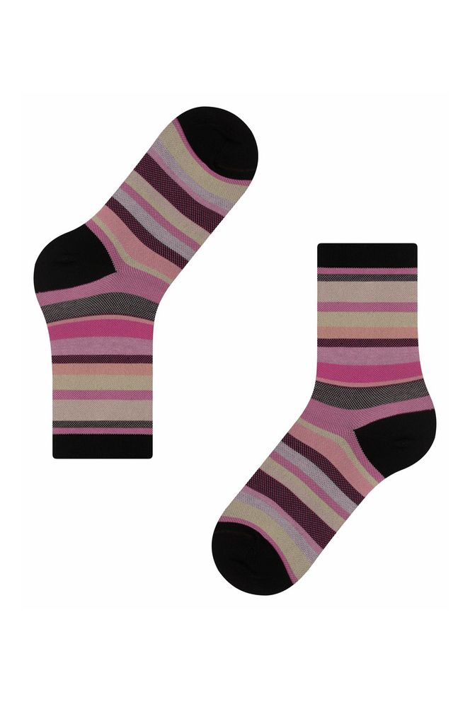 Steady Stripe Socks - Black