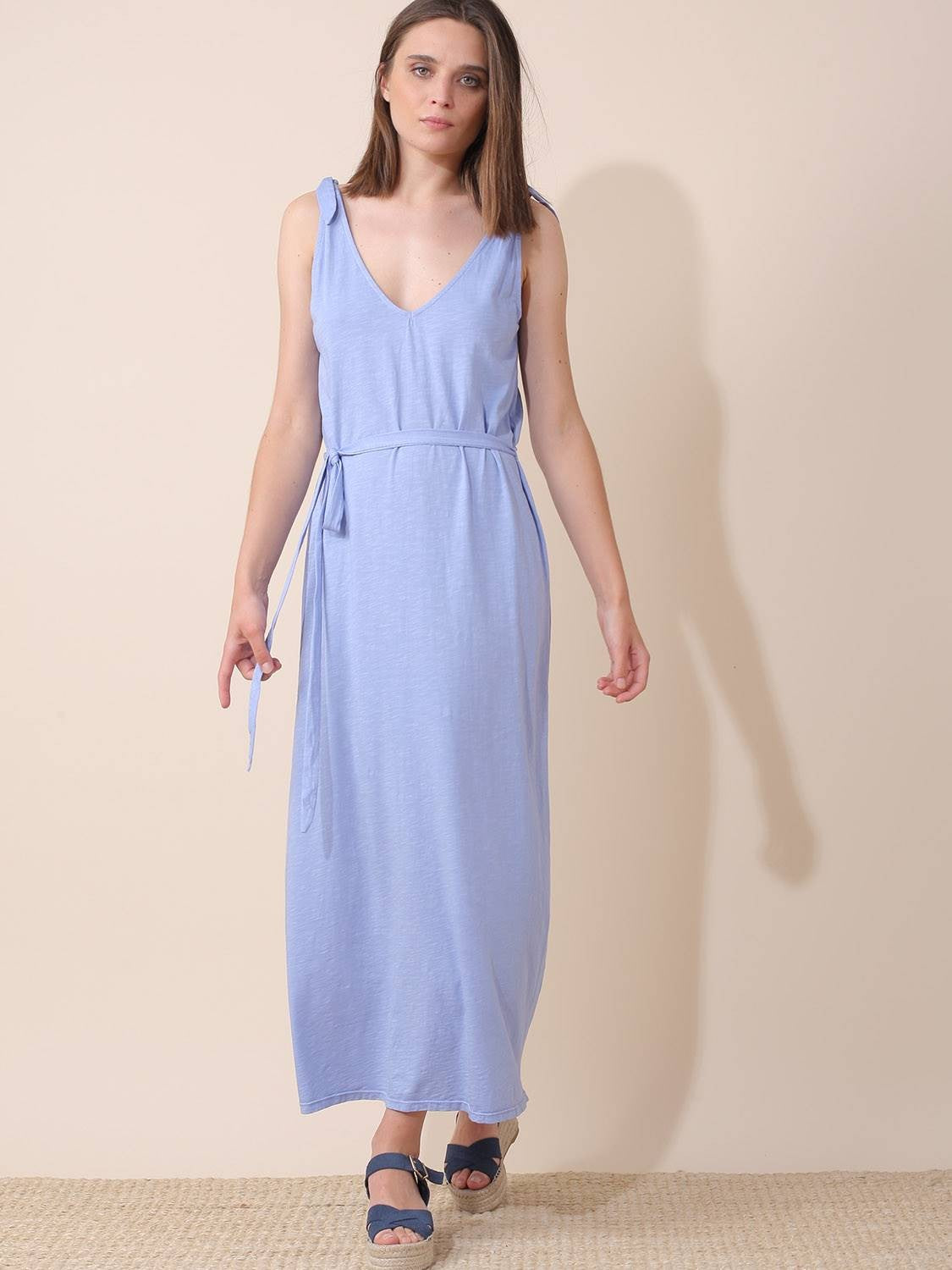 Garment Dye Dress - Blue