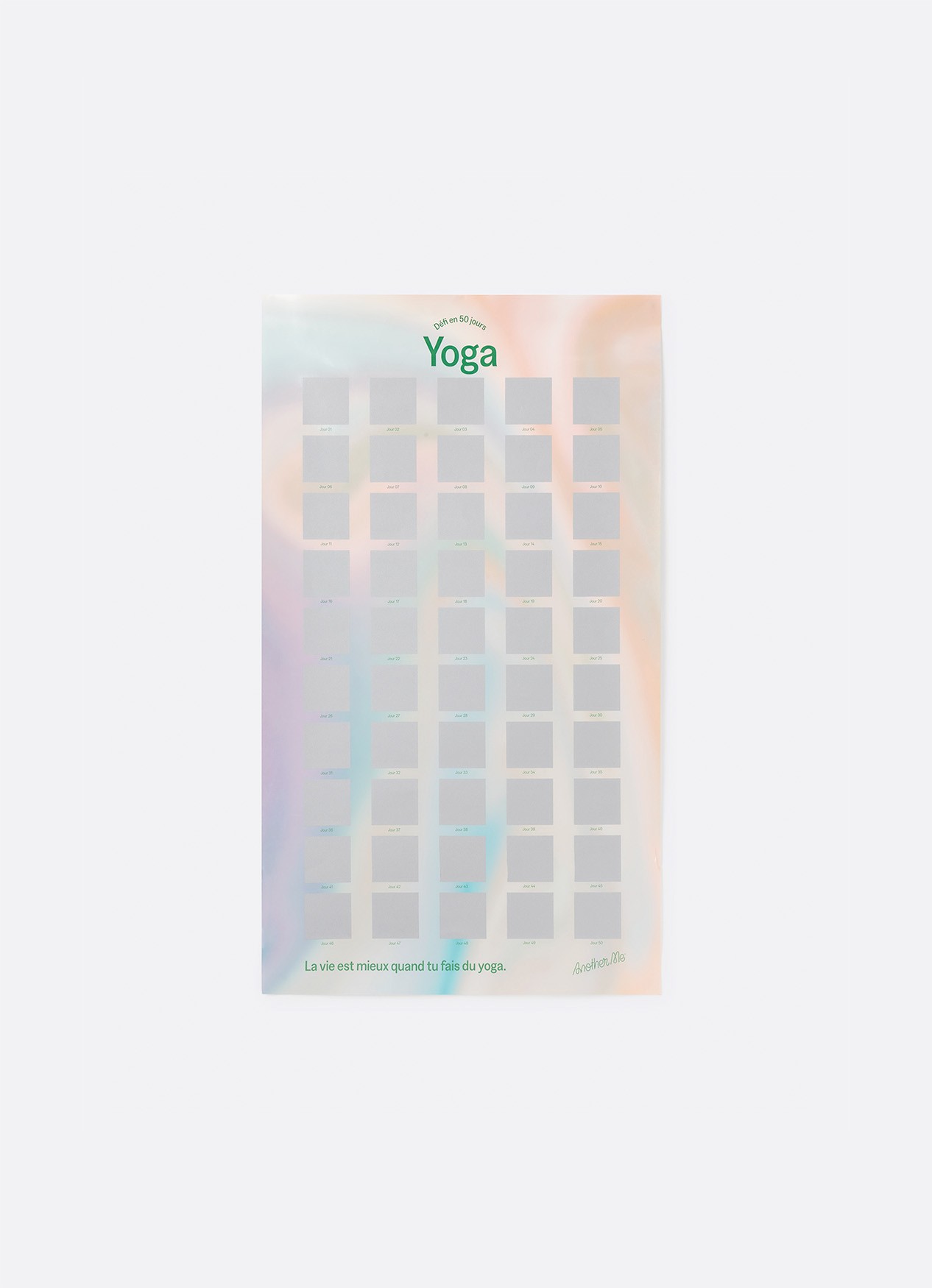 Another me Poster Challenge Yoga En 50 Jours