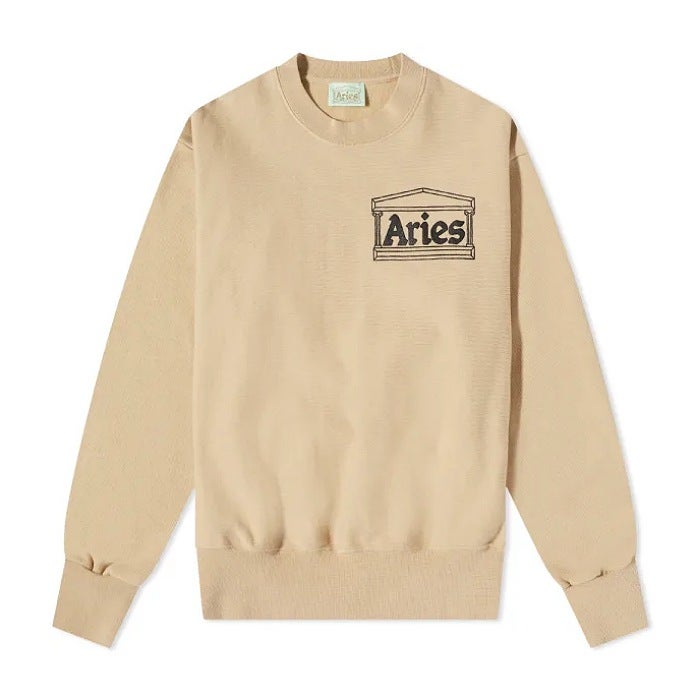 Aries Arise Premium Temple Sweatshirt Pebble