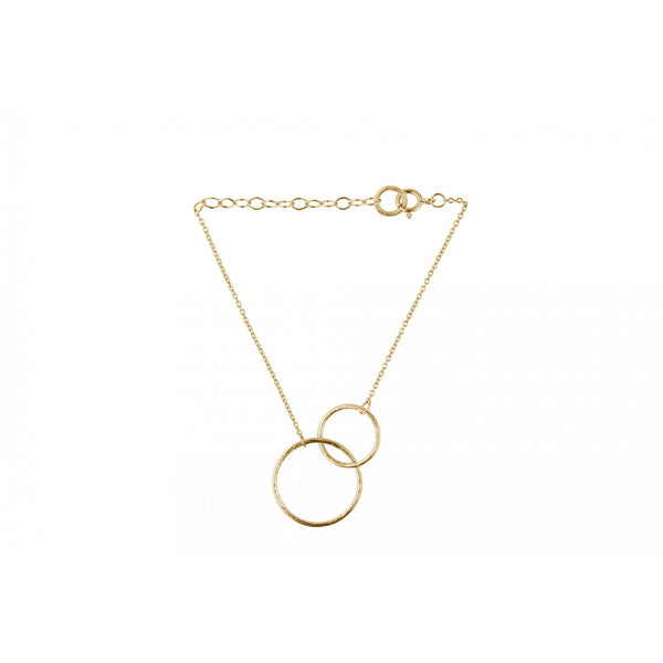 Pernille Corydon Double Plain Ring Bracelet In Gold