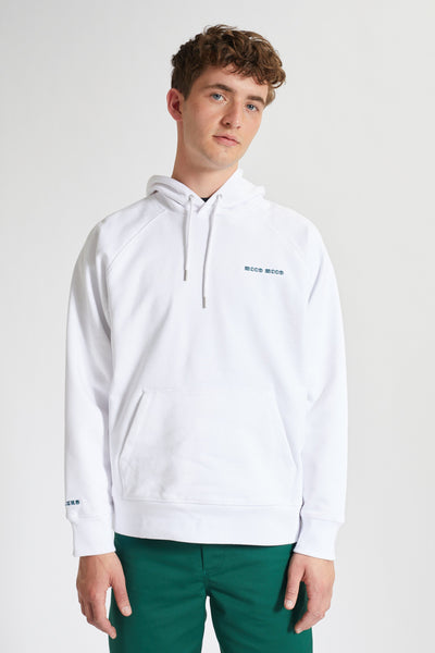Woodwood  Fred JC Mask Hoodie - White
