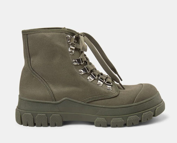 Ss Army Green Canvas Boots