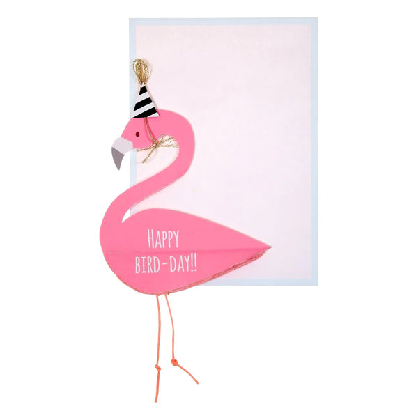 Meri Meri Flamingo Karte