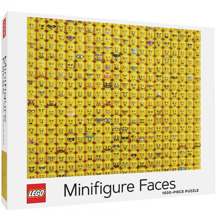 Abrams & Chronicle Books Lego Minifigure Faces 1000 Piece Jigsaw