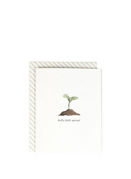 Hello Little Sprout Card