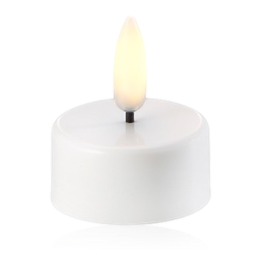 Uyuni LED Tealight Candle Nordic White 3.8cm