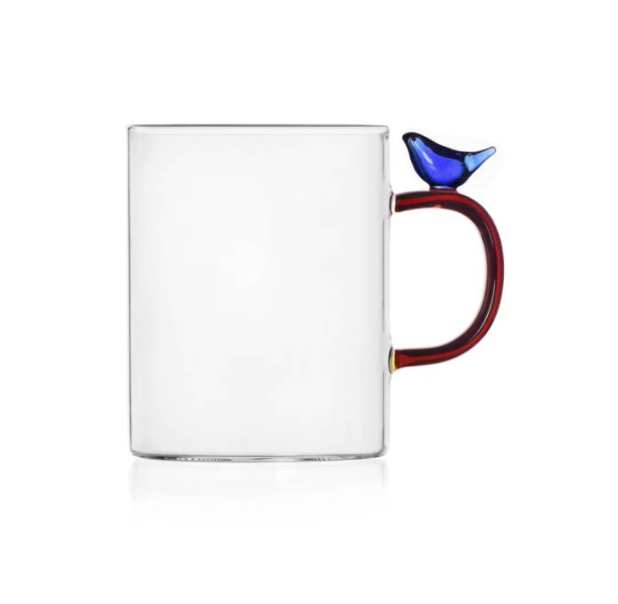 Birds Mug - Light Blue