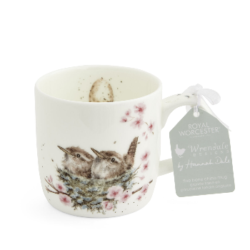 Wrendale Royal Worcester Designs Feather Your Nest Mug
