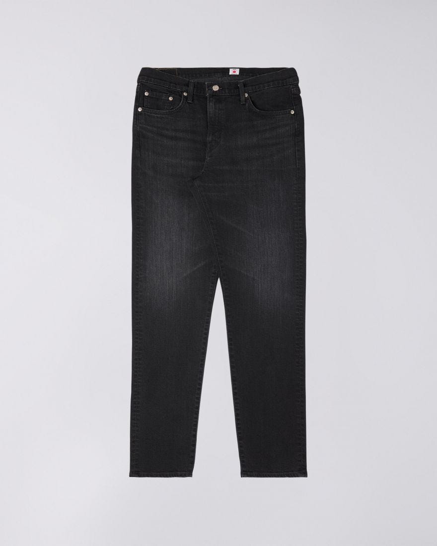 Slim Tapered Jeans - Black Dark Used