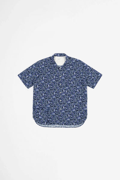 Ss Big Pocket Shirt Mid. Cen. Org. Navy