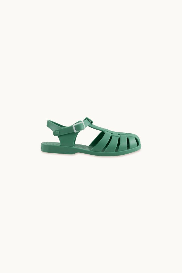 Tinycottons Soft Green Jelly Baby Sandals