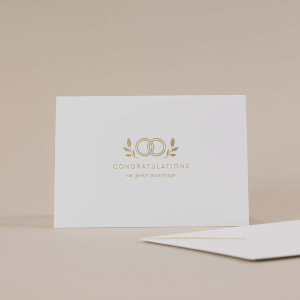 Wedding Letterpress Card By Artcadia