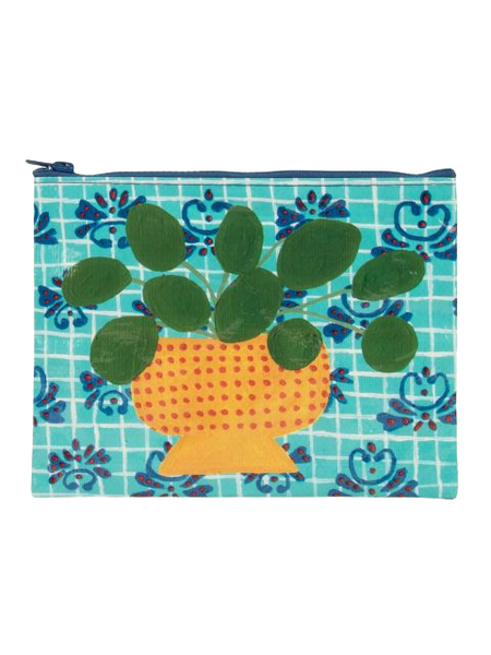 Pouch Wash Bag Recycled Plastic Pretty Plant