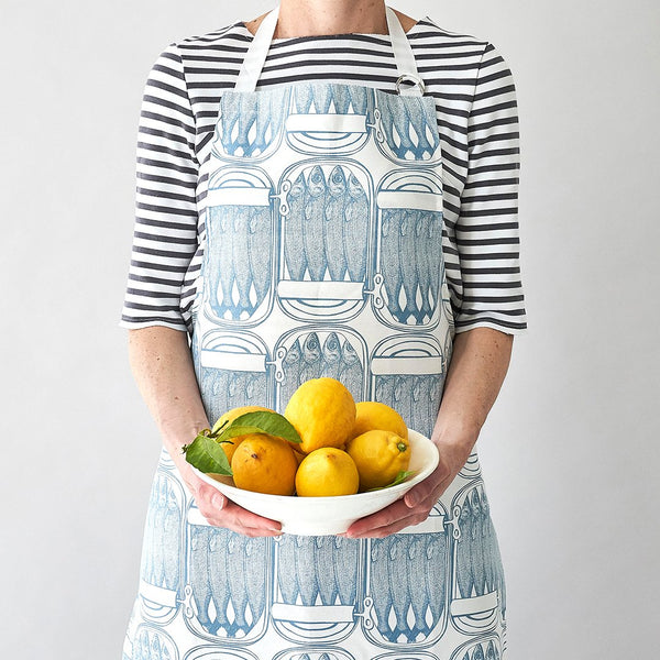 Apron - Blue Sardine