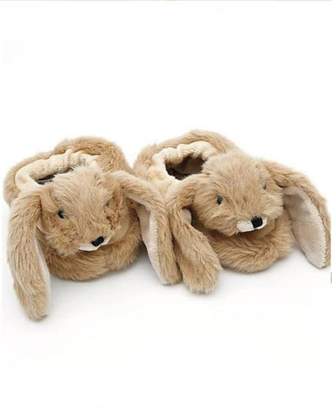 Baby Slippers - Brown Bunny