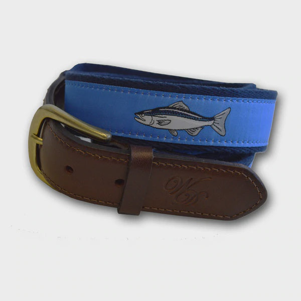 Lather And Canvas Belt - Salmon