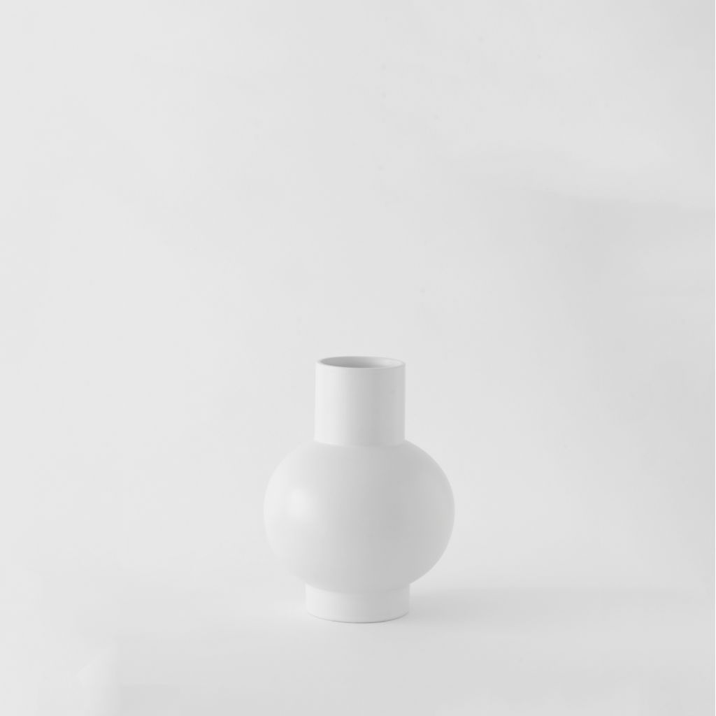 raawii Strøm Vase Small - White