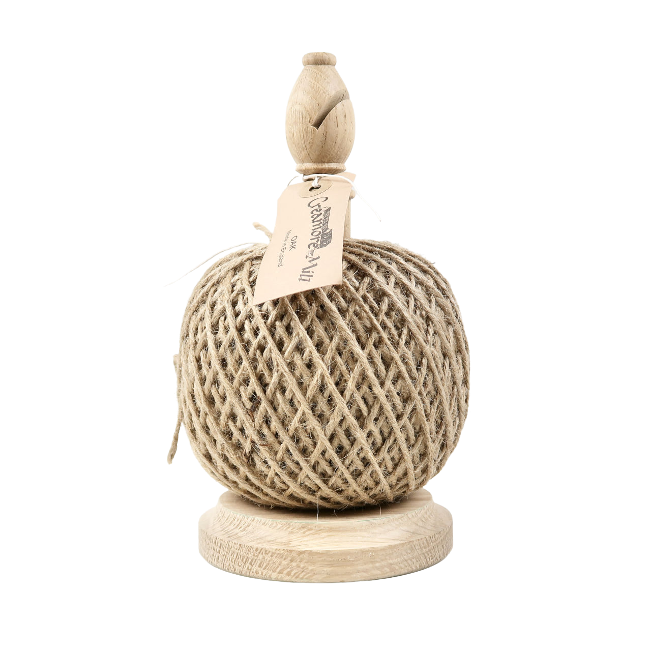 Creamore Mill Bishop's Twine Holder, made in Shropshire - Natural