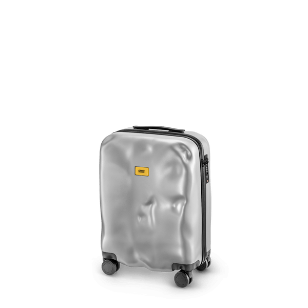 "Trolley Crash Baggage Icon 4 Ruote Small Cb161 Silver&quot