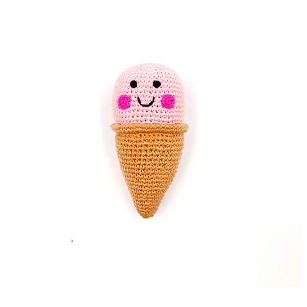 Organic Friendly Ice Cream Rattle