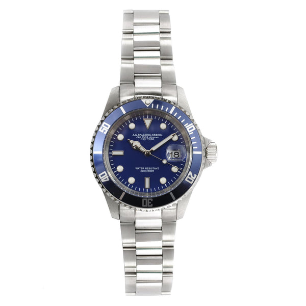 "Blue New Dive Spalding Watch&quot