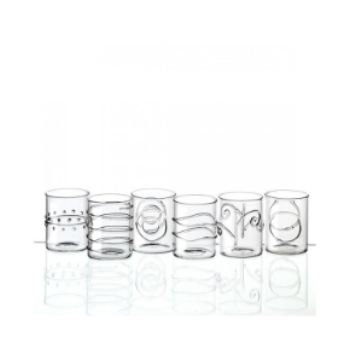 Ichendorf Milano Deco Assorted Shot Glasses - Set of 6 