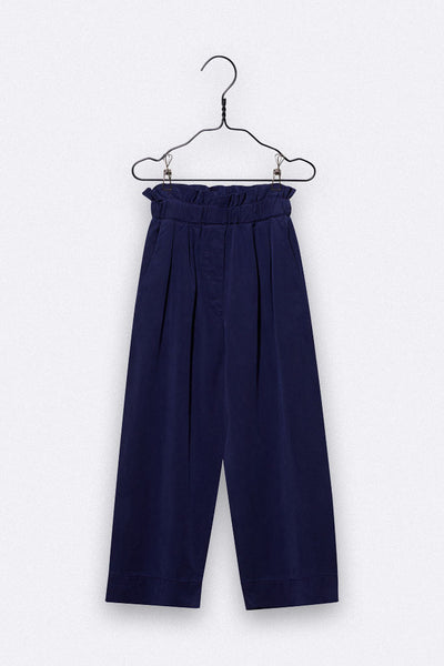 LOVE kidswear Mathilda Trousers In Violet Blue Tencel For Kids