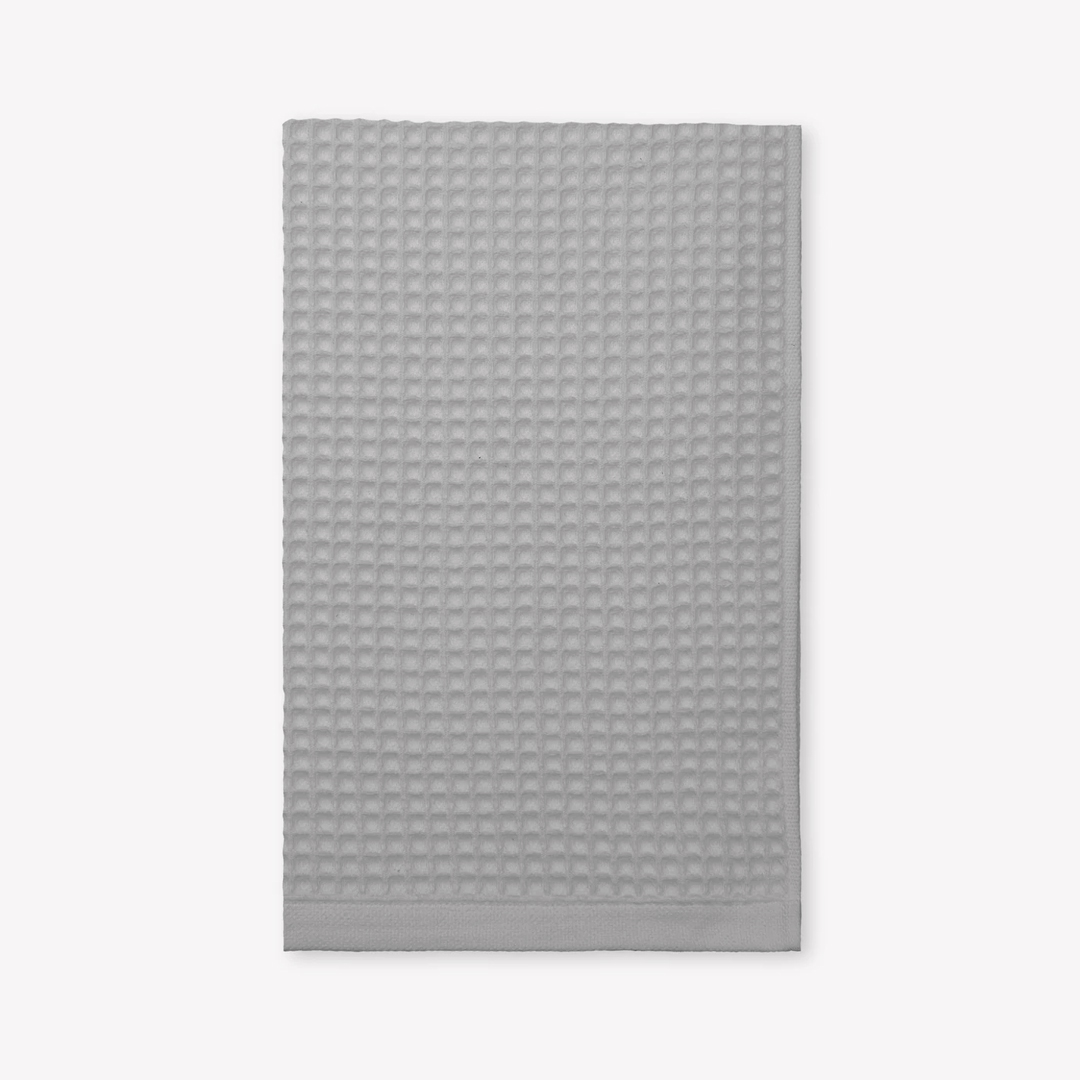 Elvang Waffle Hand Towel 50x70cm Organic Cotton - Light Grey