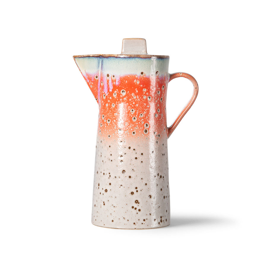 70s Ceramics Coffee Pot - Asteroids