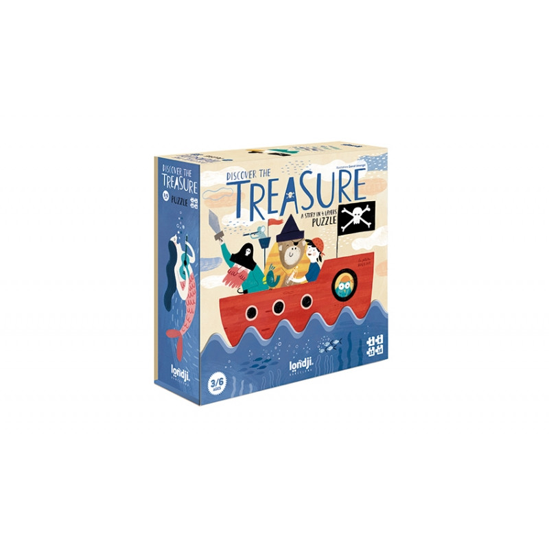 40 Piece Puzzle Discover The Treasure