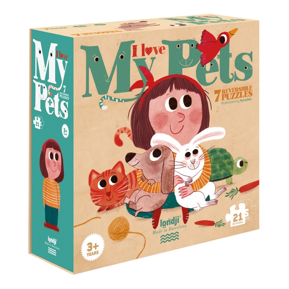 Puzzle 21 Pezzi - I Love My Pets