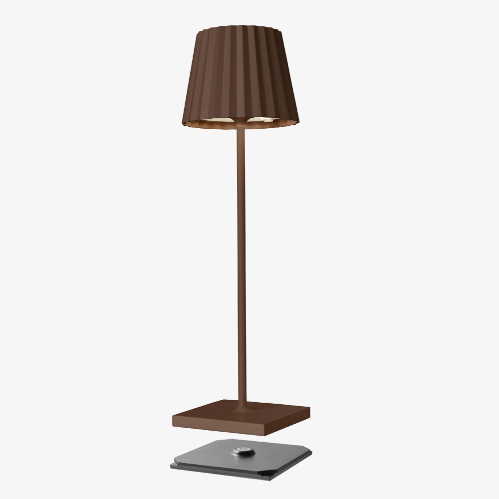 Sompex Cordless Splashproof LED Garden Table Lamp Troll 2.0 Rust