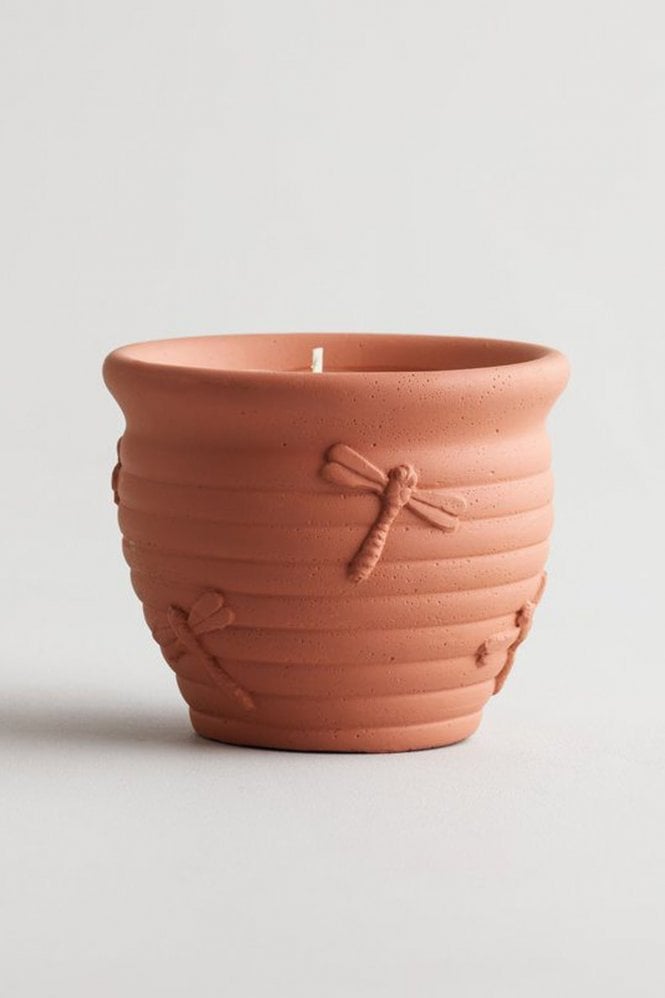 St Eval Candle Company Pot Nature's Garden Dragonfly