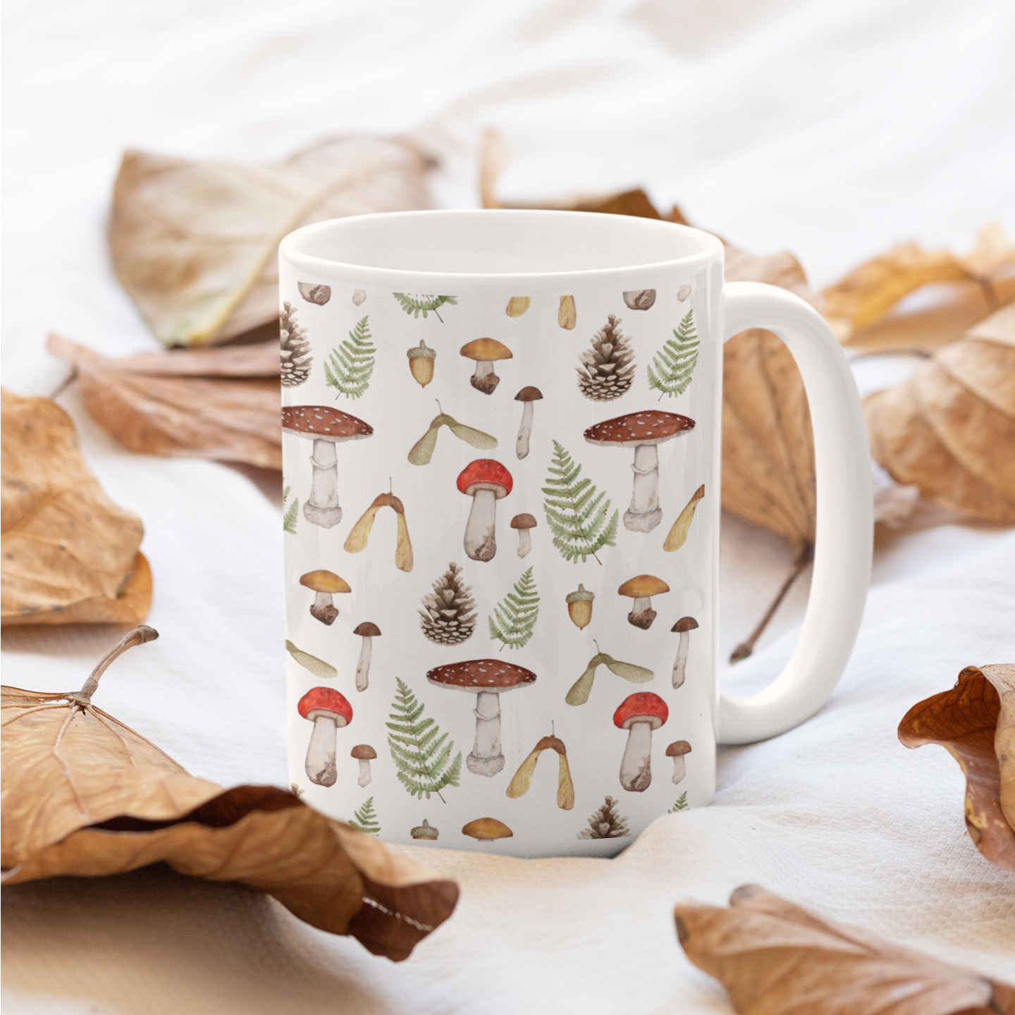 The Butterfly & Toadstool Forager Ceramic Mug