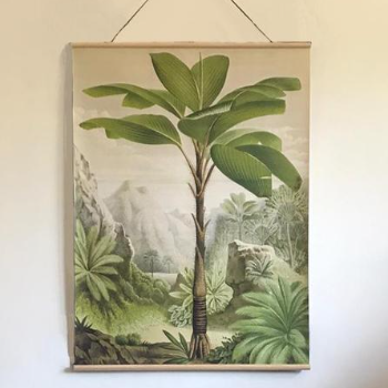 Maitri Botanical Canvas Wall Hanging