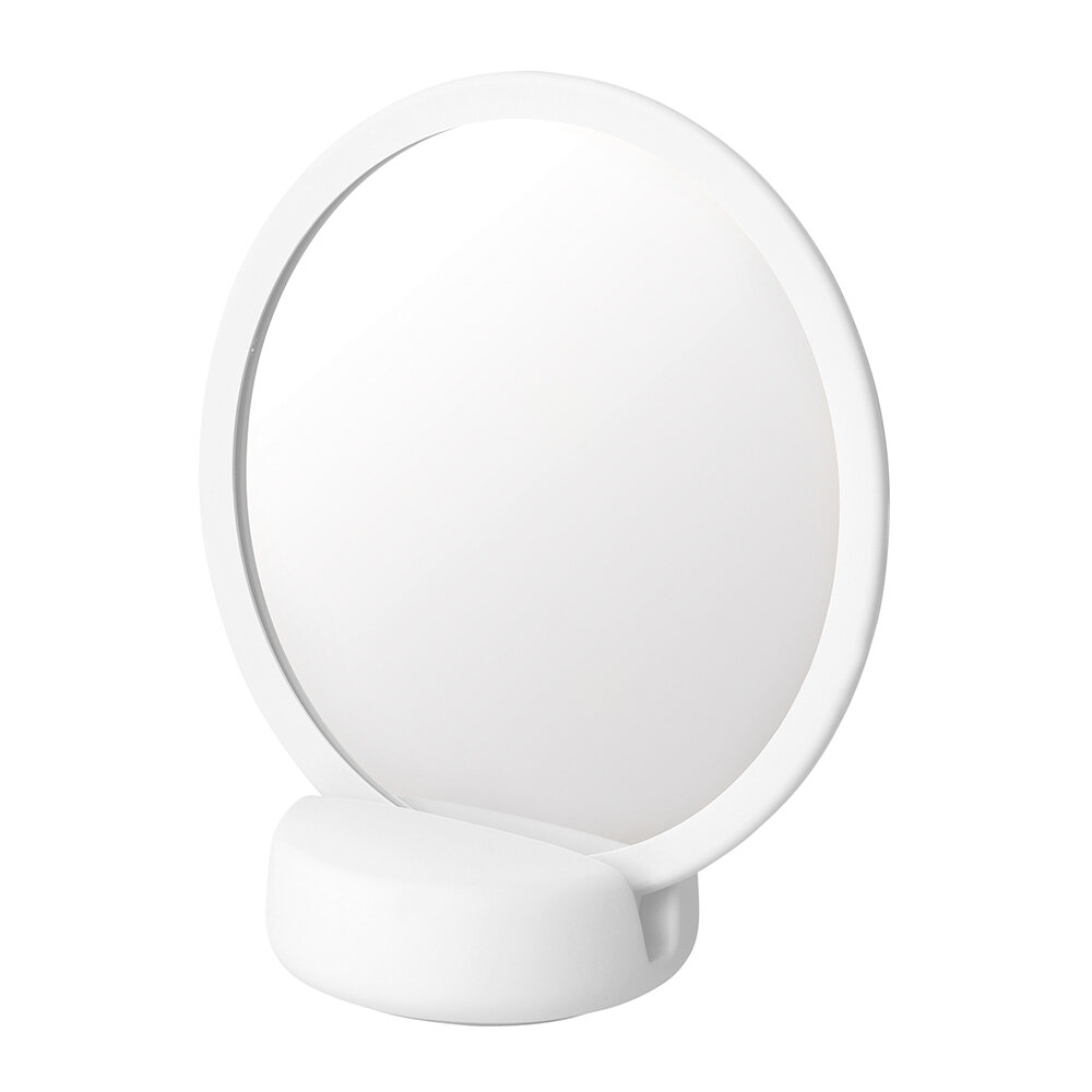 Blomus White Sono Vanity Magnifying Mirror 